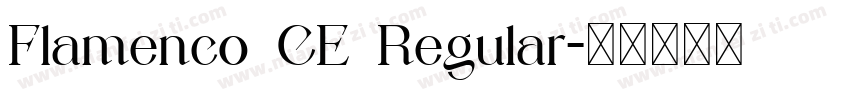 Flamenco CE Regular字体转换